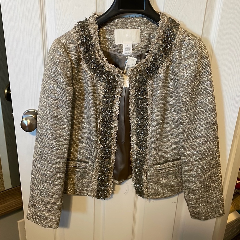 J Crew Beaded Blazer. Never Worn.